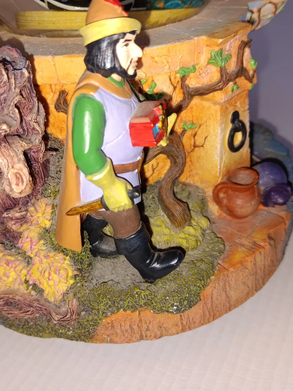 Disney Villains Evil Witch Mirror Mirror Snow Globe Preowned Sound WorksLightsup - Picture 6 of 11